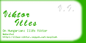 viktor illes business card